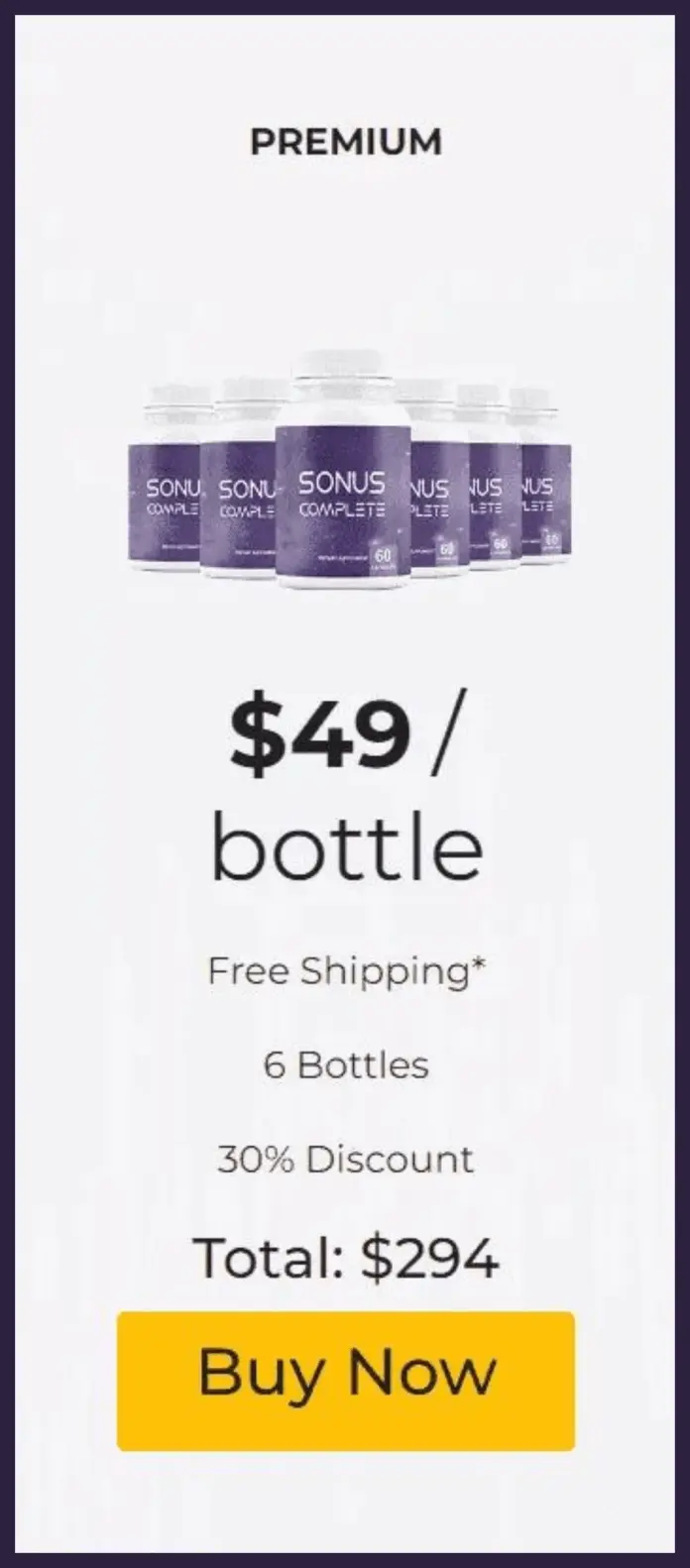 Buy Sonus Complete 6 Bottles